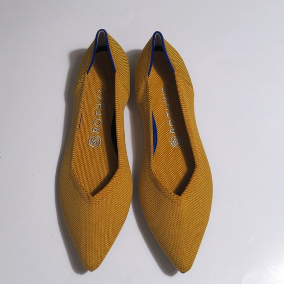 ROTHY'S THE POINT MARIGOLD WOMEN'S FLAT SHOE - Picture 8 of 15